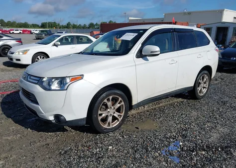 2014 Mitsubishi Outlander Se from USA, damaged, VIN JA4AD3A37EZ006846
